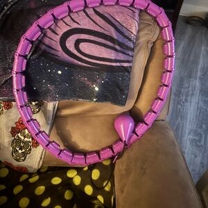 Purple Hula Hoop with Weighted Ball